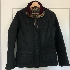Barbour black wax jacket NWOT